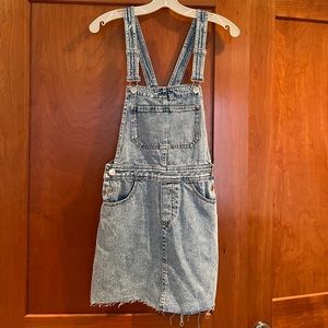 Jean Overalls Dress